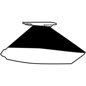 Yamaha Boat T-Top Mooring Cover – 190 FSH SPORT 195 FSH Sport – Black (T-Top) – 2019-2020 – MAR-FSH19-TT-19