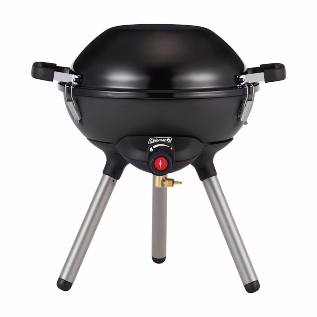 Coleman 4-in-1 Portable Propane Gas Cooking System | Versatile Black Outdoor Stove