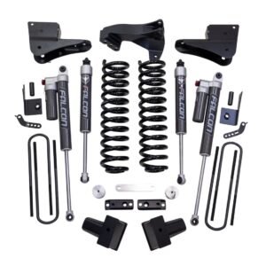4″ COIL SPRING SUSPENSION SYSTEM WITH FALCON 2.1 SHOCKS – FORD SUPER DUTY DIESEL 4WD 2023-2025 F-350 And F-250