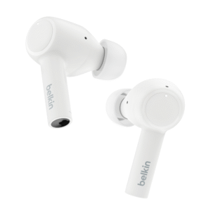 Belkin SoundForm Pulse Noise Cancelling Earbuds – White | Premium Audio