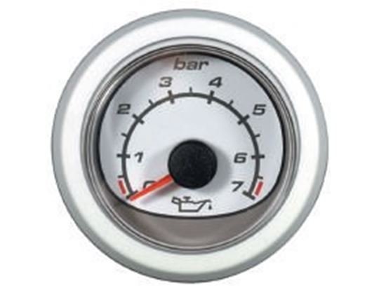 Mercury – SC 100 System Link Oil Pressure Gauge – White Face – 2-1/8 inch Diameter – 79-879917K11