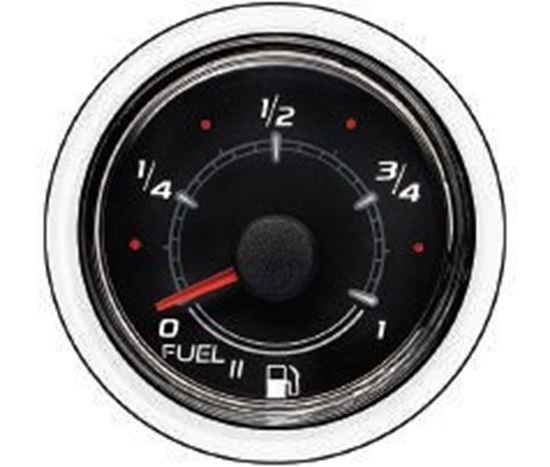 Mercury – Fuel Level 2 Gauge – Black Face – 2-1/8 inch Diameter – 79-8M0052845