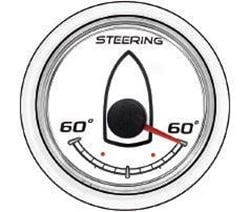 SmartCraft 79-8M0052872 Rudder Angle Gauge – Fits 2-1/8 in Dia Hole – For All SmartCraft Compatible Engines