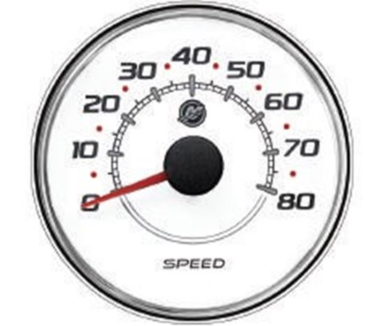 Mercury – Speedometer – White Face – 3-3/8 inch Diameter – 79-8M0052874