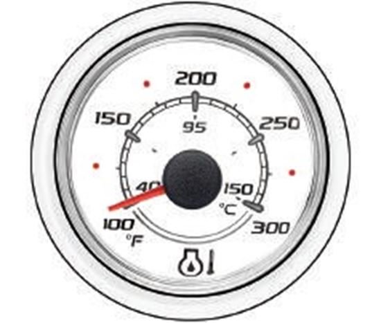 Mercury – Oil Temperature Gauge – White Face – 2-1/8 inch Diameter – 79-8M0054374