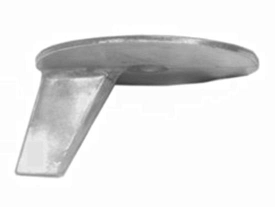 Mercury – 82795T Outboard Zinc Anode Trim Tab – Fits Early Mariner Models 20C (6A9) – 25C (695) – 28 (664) – 30A (689)