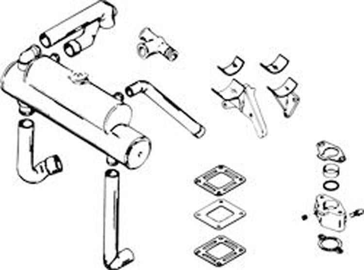 Mercury MerCruiser – Front Mounted Closed Cooling Kit – Fits 2002-2016 MCM V-6 & V-8 MPI Engines, & 2002-2015 MIE V-8 Engines – 2002-2015 MIE V-8 – 864920A02