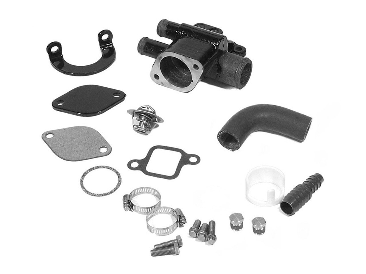 Mercury – Thermostat Housing Kit – Fits MCM 120/2.5L, 140/3.0L/LX & 160/165/200 – 861493A07