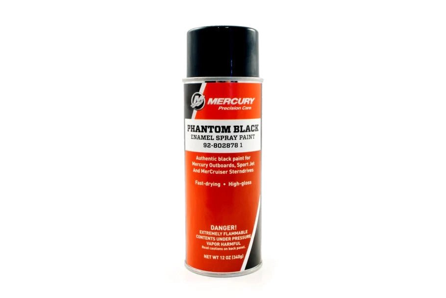 Mercury Phantom Black Enamel Spray Paint – 12oz – 92-8028781