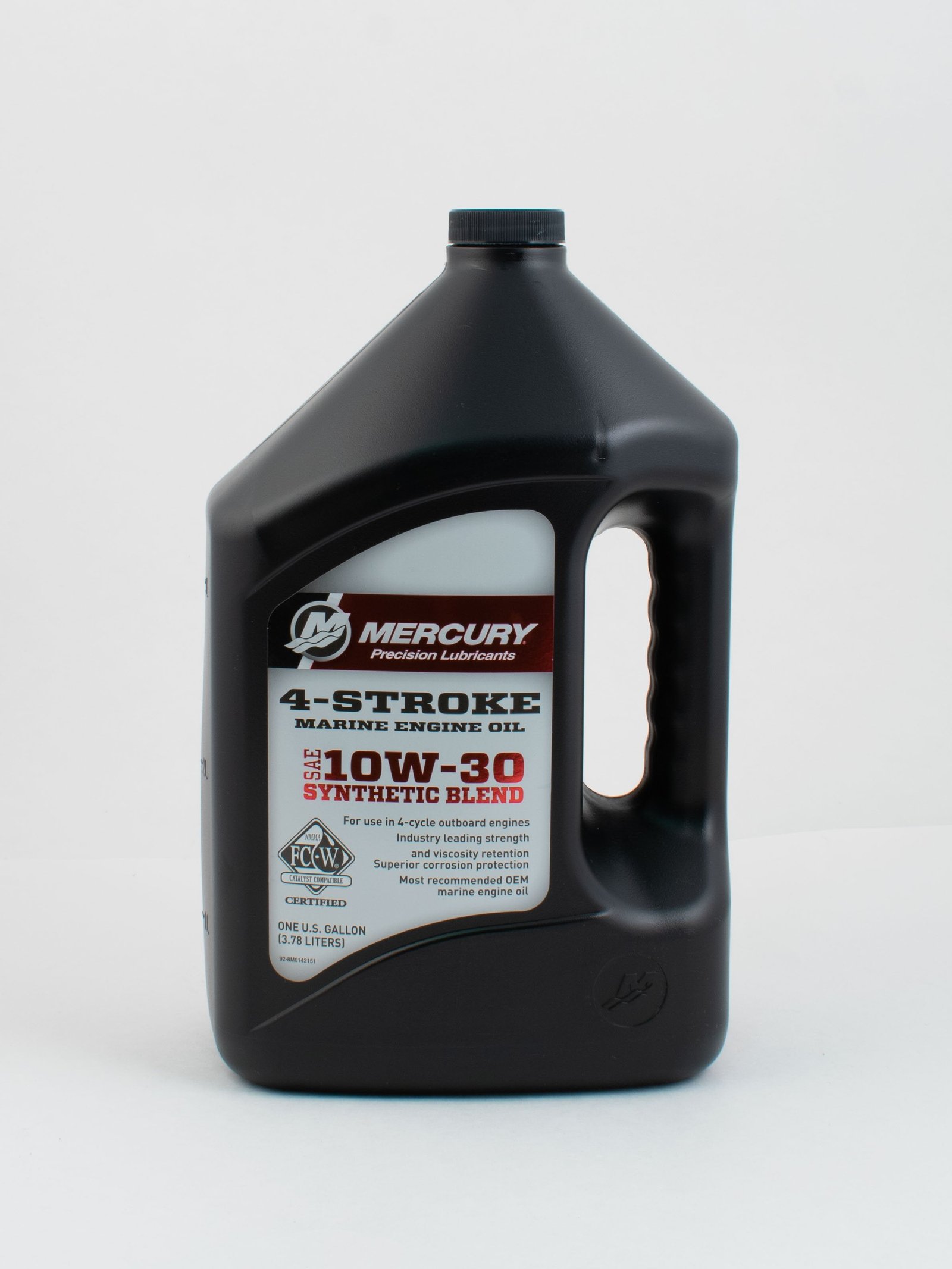 Mercury Synthetic Blend 4 Stroke 10W 30 Marine Engine Oil – Gallon – 92-8M0142151