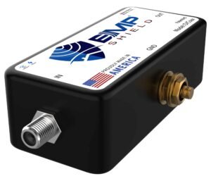 EMP Shield Coax Model- Internet Protection against EMP and Lightning