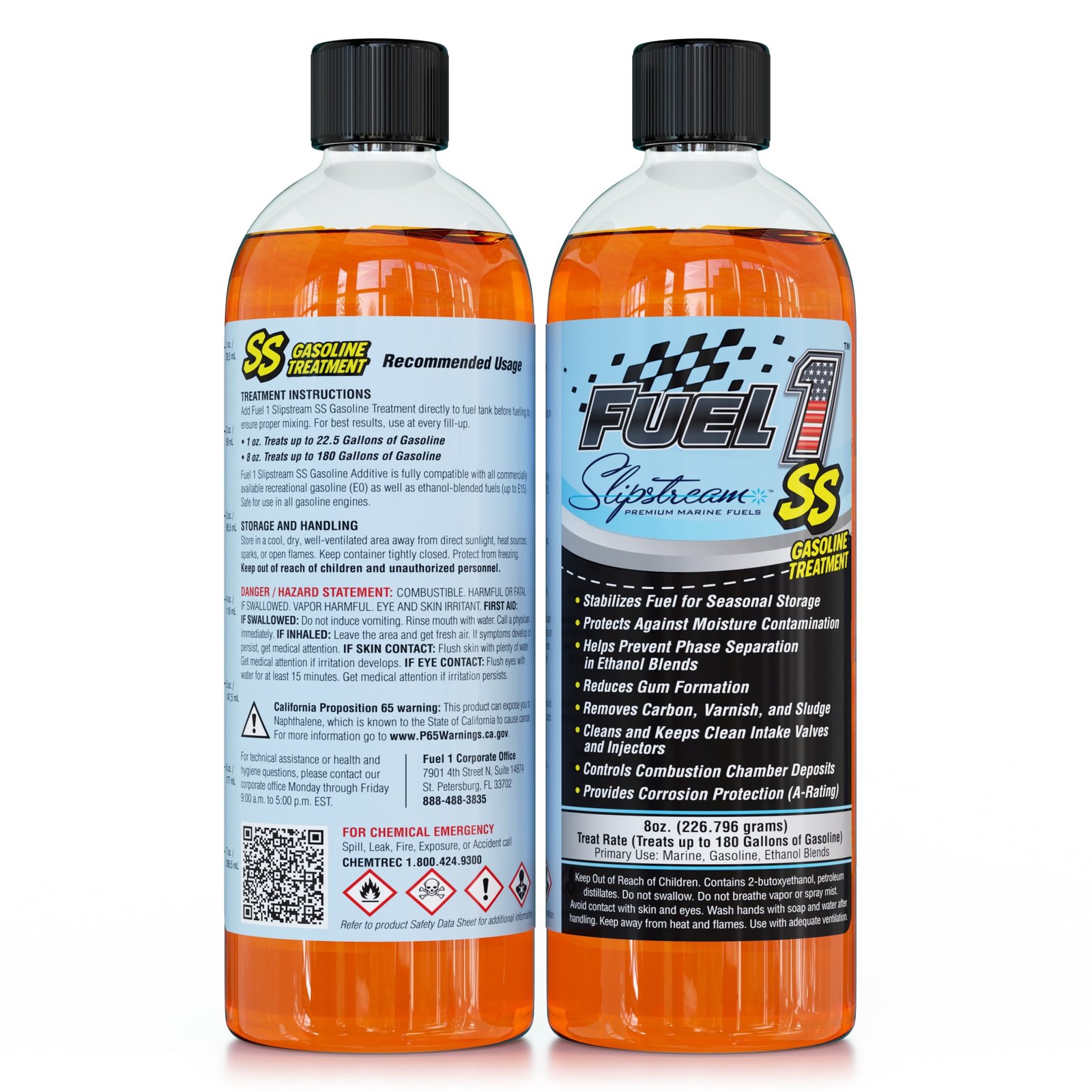 Slipstream Marine Gasoline Additive by Fuel 1 - Ultimate Marine Engine Protection (Sample Bottle) - Image 3