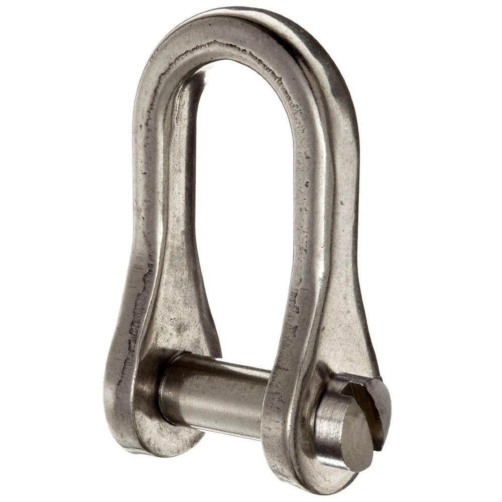 Ronstan Standard Dee Slotted Pin Shackle – 1/4″ Pin – 7/8″L x 9/16″W – RF151