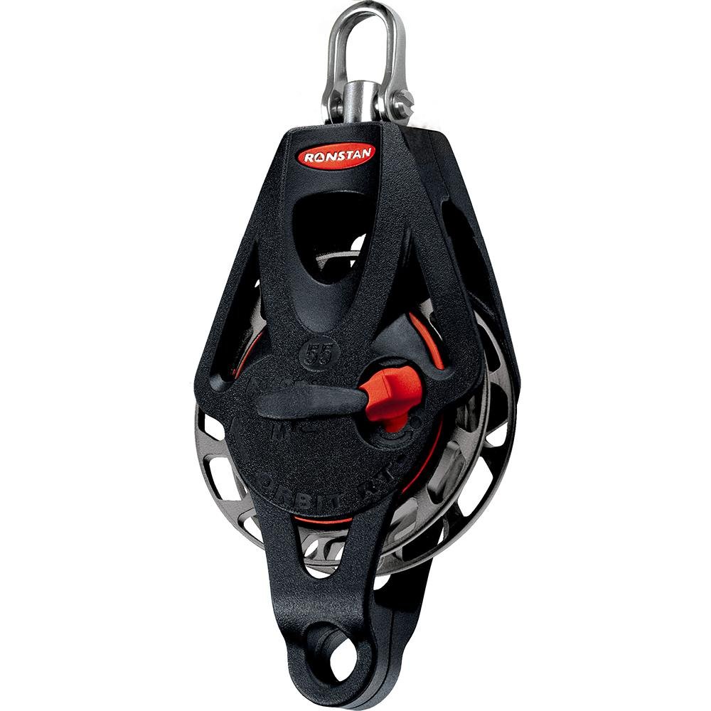 Ronstan Series 55 Ratchet Mount Orbit Block – Single Becket Swivel – RF56110