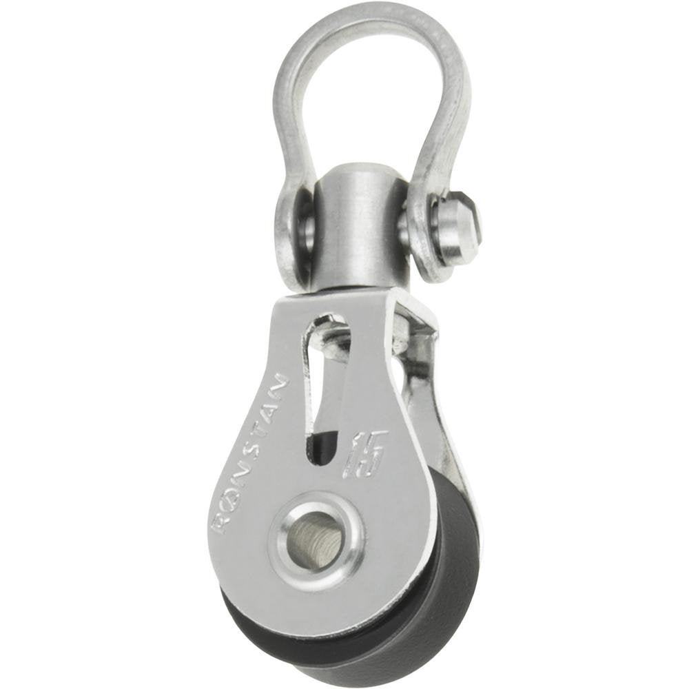Ronstan Series 15 Ball Bearing Utility Block – Single, Swivel Shackle Head – RF15100