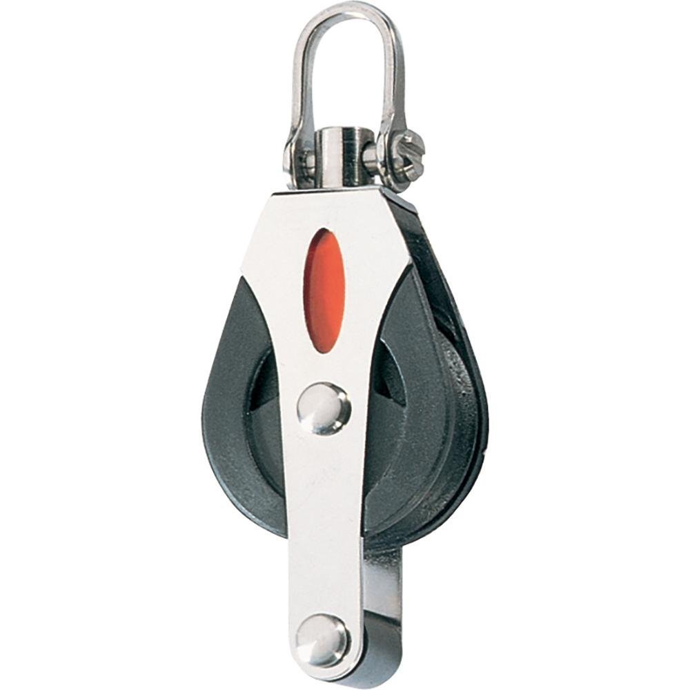 Ronstan Series 30 Utility Ball Bearing Block – Single, Becket, Swivel Shackle Head – RF30110