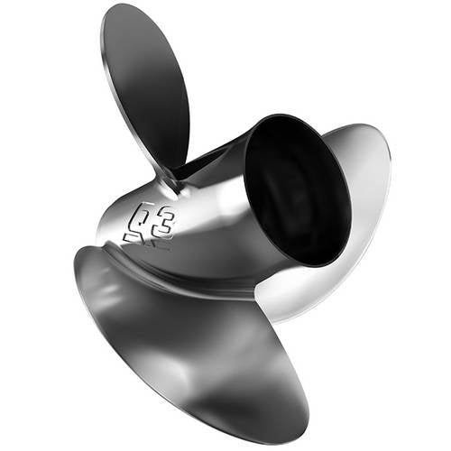 Mercury – Quicksilver Q3 Propeller – 3-Blade – 90 – 400 HP – 14 Dia. – 19 Pitch – 48-8M0103523