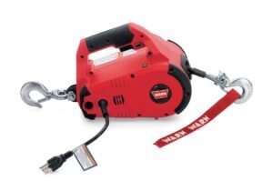 PullzAll 1000 lb AC 120V Portable Electric Winch – 885000