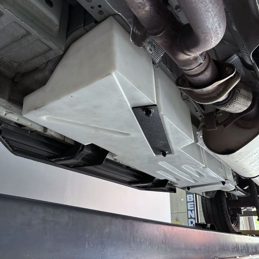 20 Gallon Passenger Side Undercarriage Fresh/Grey Water Tank for 2015-2025 Ford Transit 148" & 148" EXT - Image 2