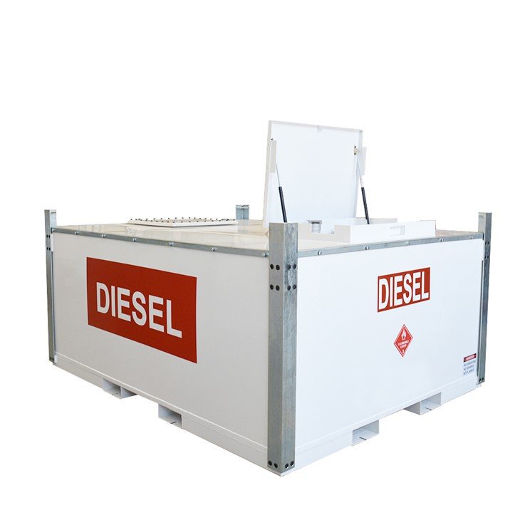1000 Litre To 10000 Liters Horizontal Portable Diesel Fuel Petrol Cube Tank