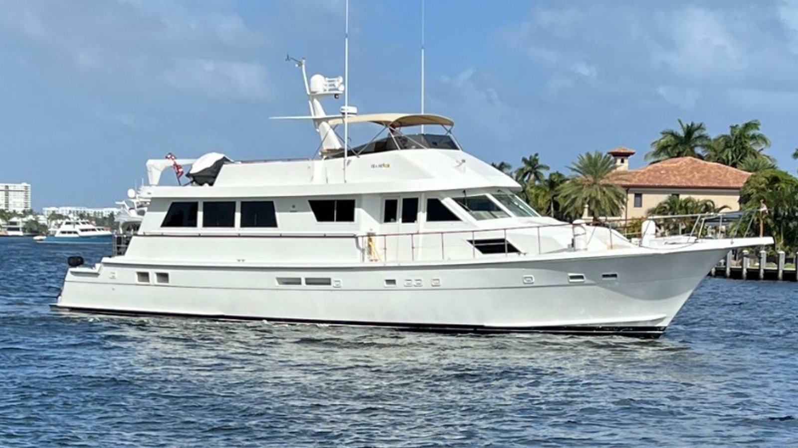 Hatteras Custom Cockpit 1989
