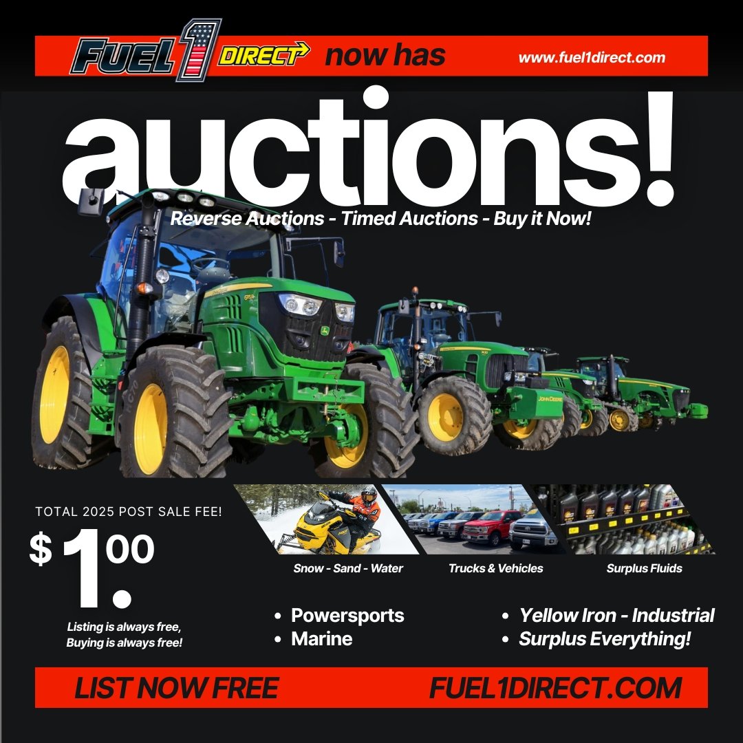 Agriculture Equipment & Accessories Auction - $1.00 All in Fee - Free to List & $1 POST SALE for 2025 Special!