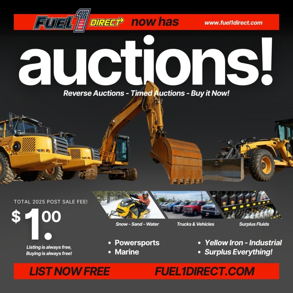 Heavy Equipment Auction - $1.00 All in Fee - Free to List & $1 POST SALE for 2025 Special!