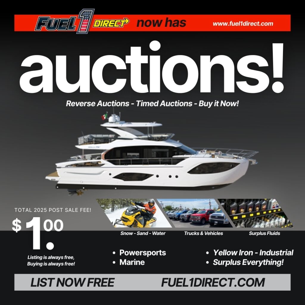 Boat and Yacht Auction - $1.00 All in Fee - Free to List & $1 POST SALE for 2025 Special!