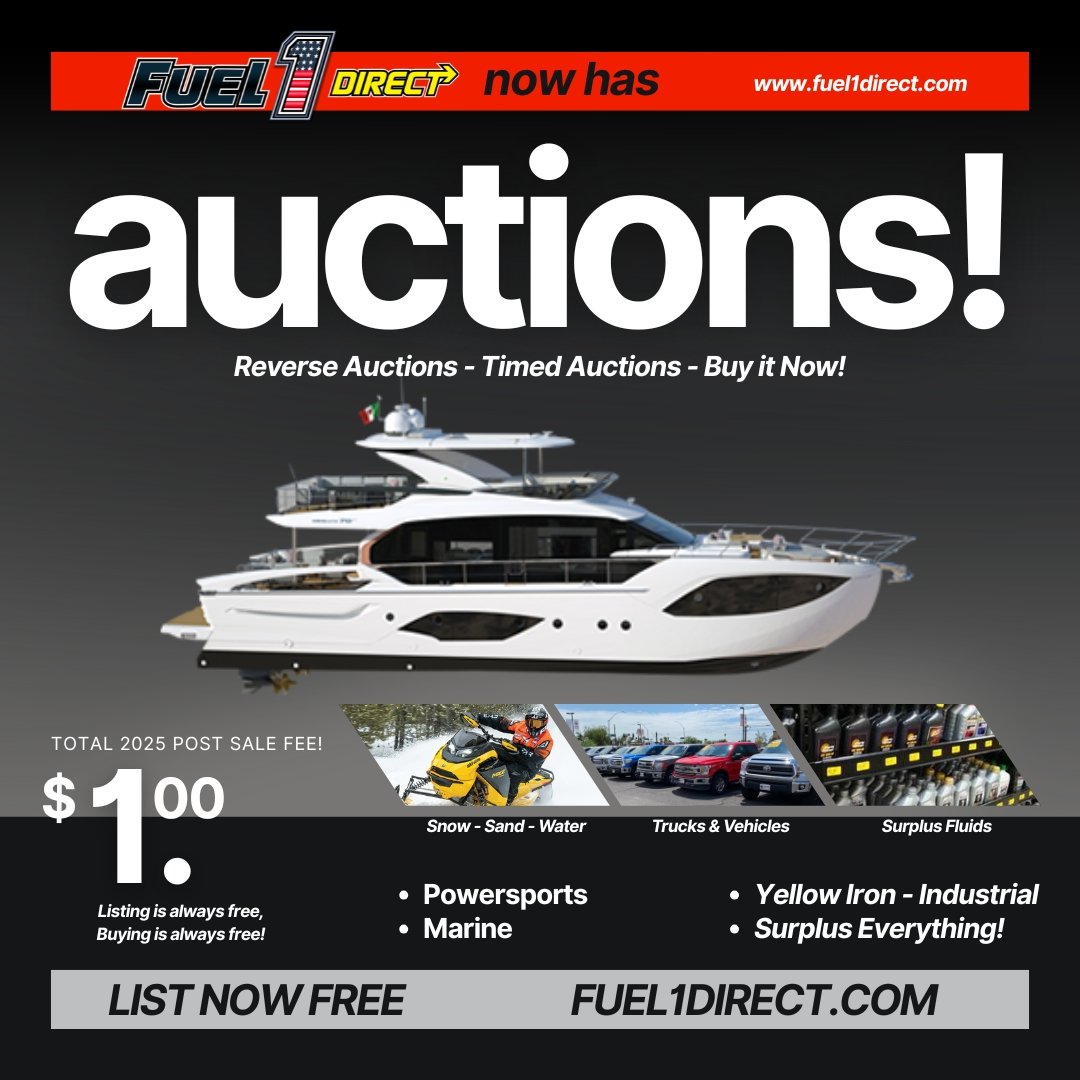 Boat and Yacht Auction - $1.00 All in Fee - Free to List & $1 POST SALE for 2025 Special!