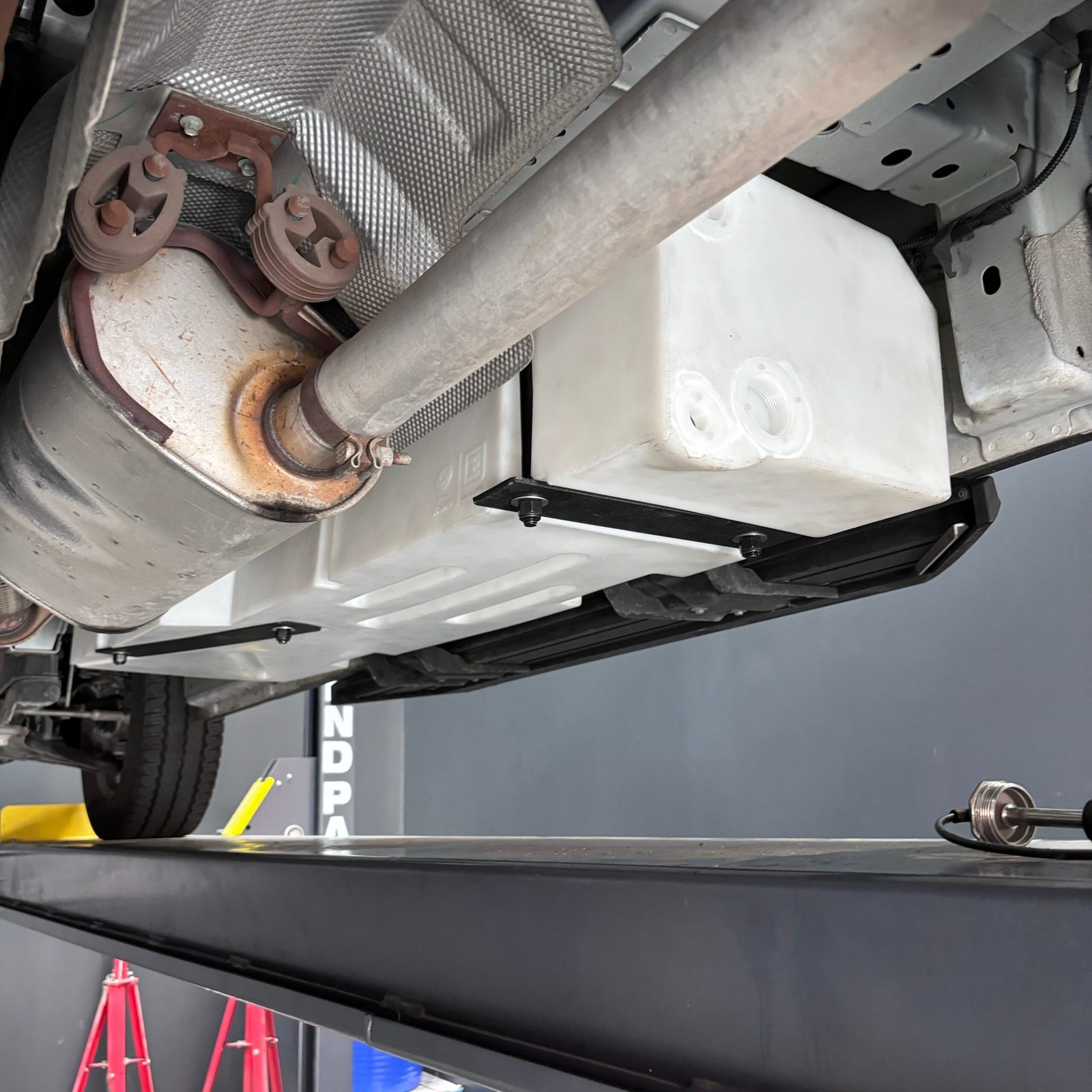 20 Gallon Passenger Side Undercarriage Fresh/Grey Water Tank for 2015-2025 Ford Transit 148" & 148" EXT - Image 11