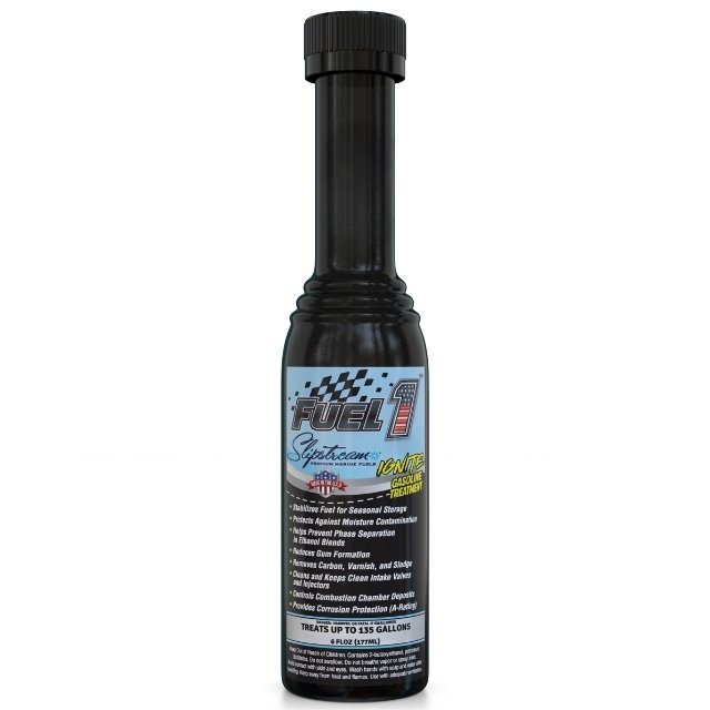 IGNITE - Marine Gasoline Additive with Slipstream by Fuel 1 - Ultimate Marine Engine Protection (6 floz)