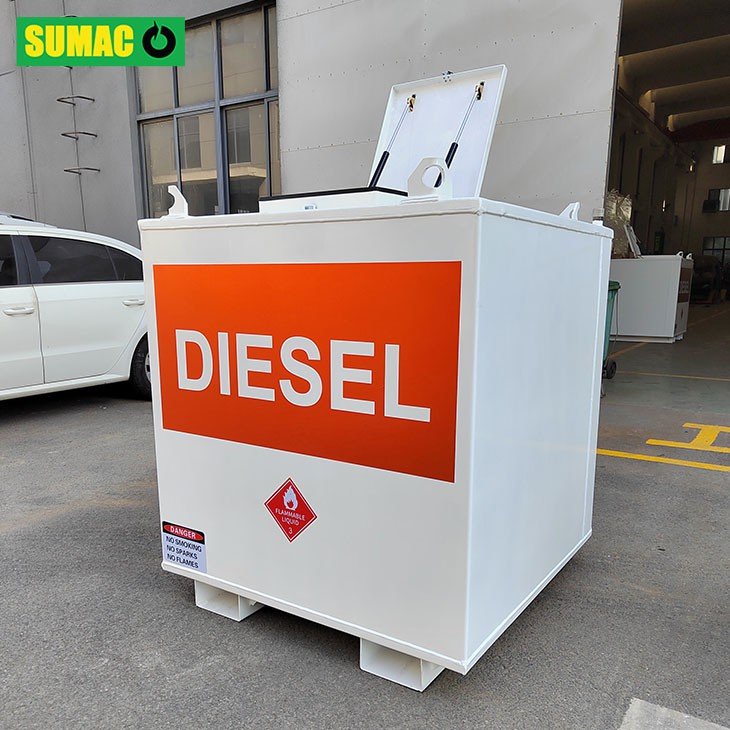 Australian Standard 1000L Portable Carbon Steel Oil Tank