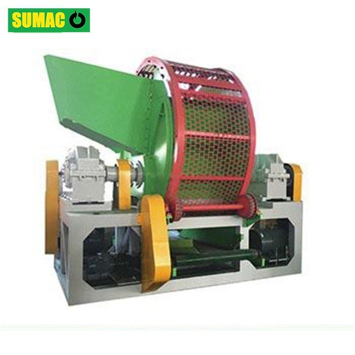Auto Feeding Scrap Car Tyre Shredder