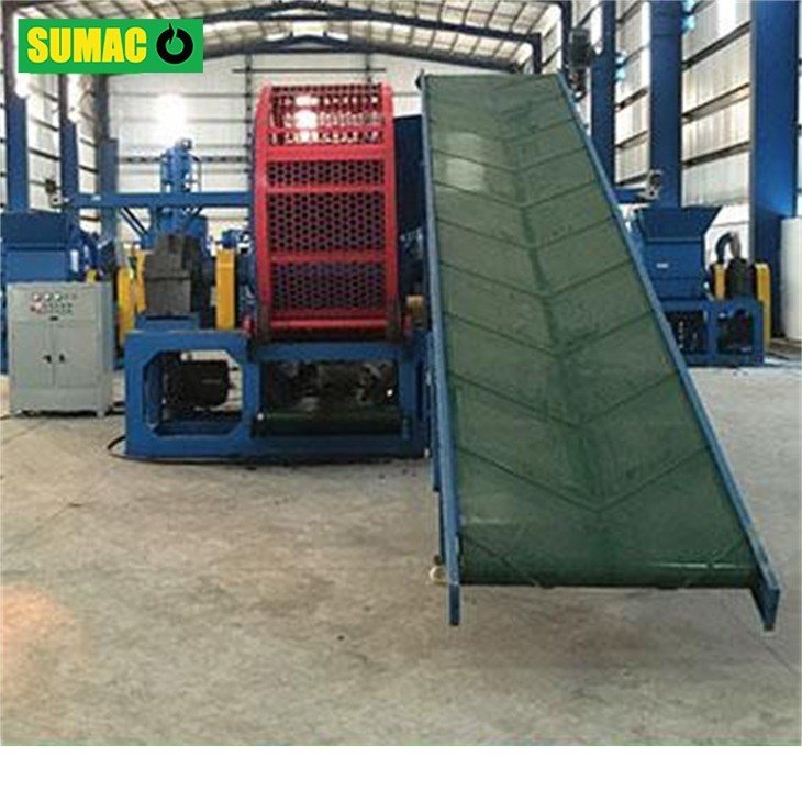 Auto Feeding Scrap Tyre Shredder