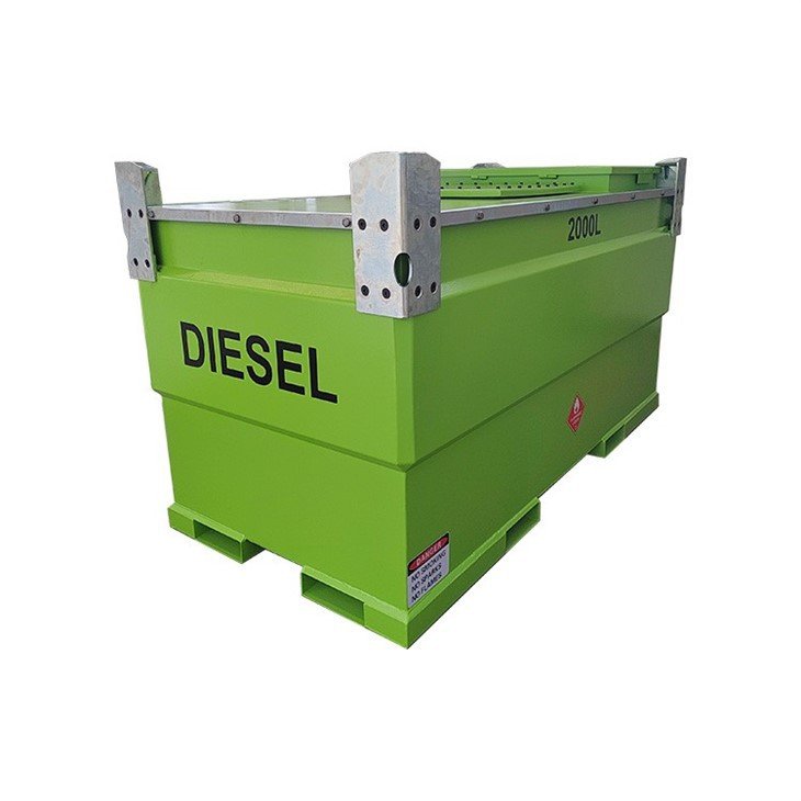 Carbon Steel Square Shape Diesel Fuel Storage Tank Gasoline Oil Cube Tank - Image 3
