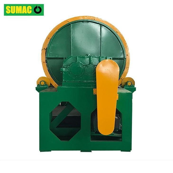 Continuous Feeding Waste Rubber Tire Shredder