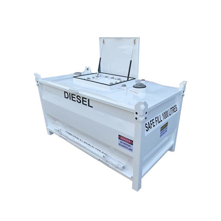 Portable Carbon Steel Double Wall Fuel Oil Cube Tank