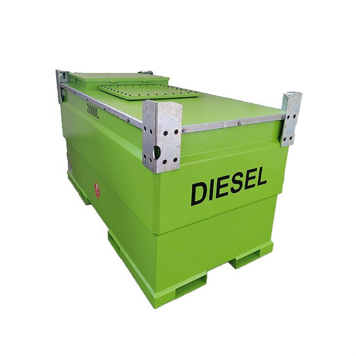 Portable Fuel Mobile Oil Petrol Gasoline Diesel Transfer Tank With Pump