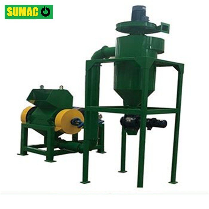 Radial Tire Rubber Coarse Crusher With Cyclone