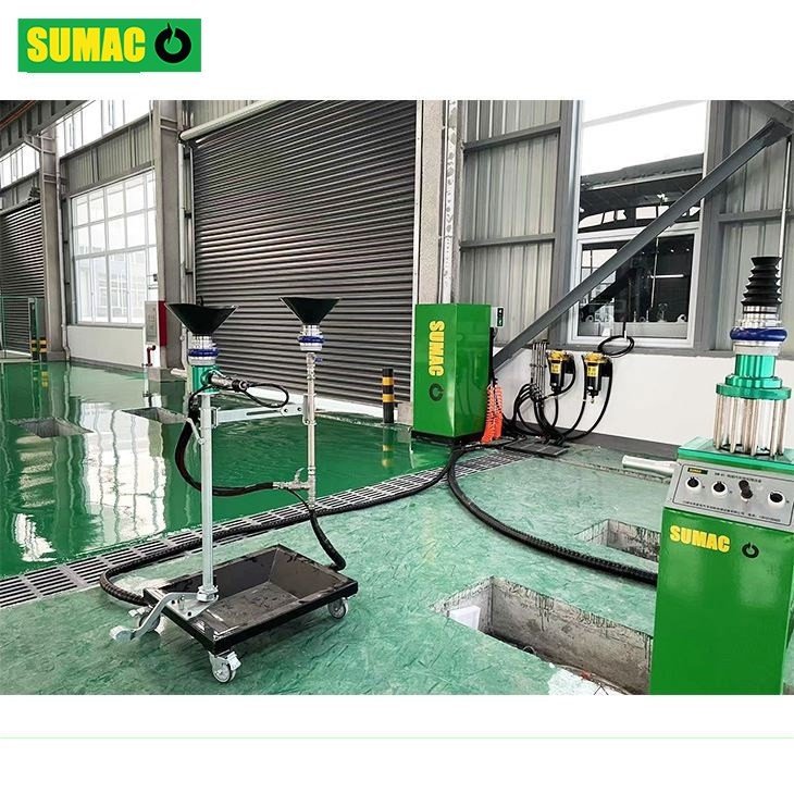 Recycling Wasted Diesel Drain Station