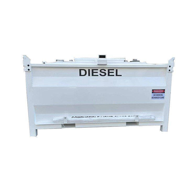 Skid Mounted Gas Fuel Storage Tank Portable Diesel Fuel Tank