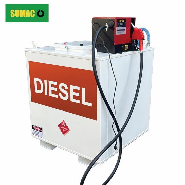 Steel Bunded Portable Diesel Fuel Tank With Pump