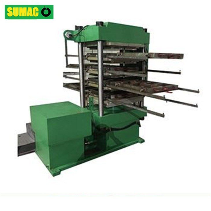 Vulcanizing Rubber Floor Tile Making Machine