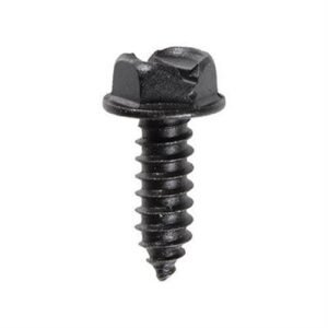 1/4″ x 3/4″ Slotted Hex Washer Head License Plate Screws