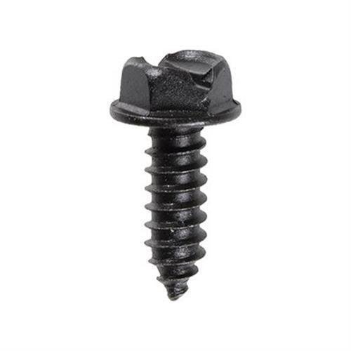 1/4" x 3/4" Slotted Hex Washer Head License Plate Screws