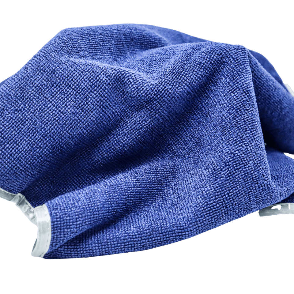 16" x 24" All Purpose Microfiber Towels w/ Silk Wrapped Gray Edge - 12 Pack - Image 8