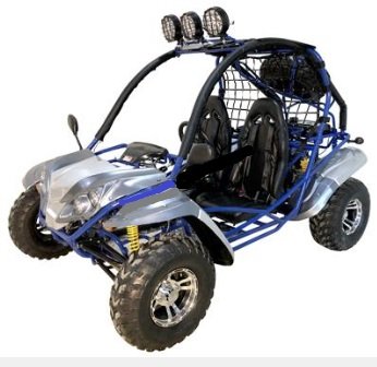 RPS 200cc Go Kart Blue