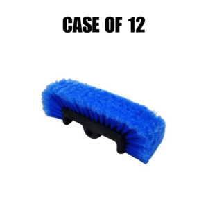 5-Corner Soft Bristle Car Wash Brush Head (Blue) [Case of 12]