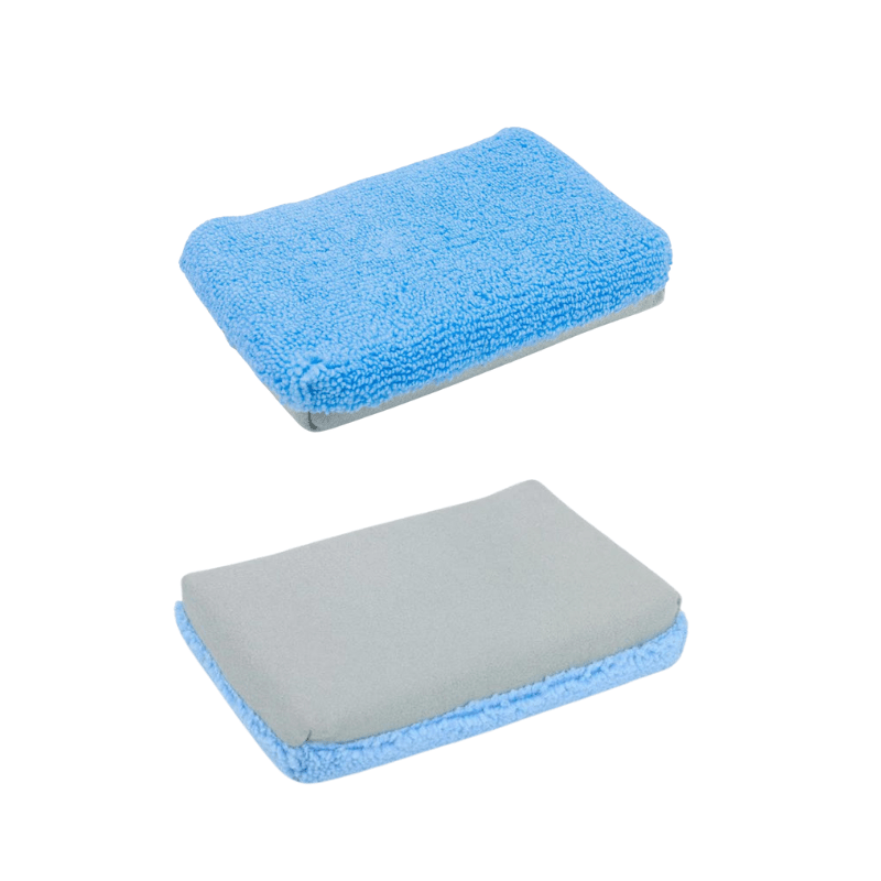 Autofiber Thin Saver Microfiber Coating Applicators (Terry & Suede | Plastic Barrier) - 12 Pack - Image 2
