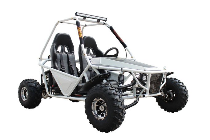 Batman 200cc Go Kart White